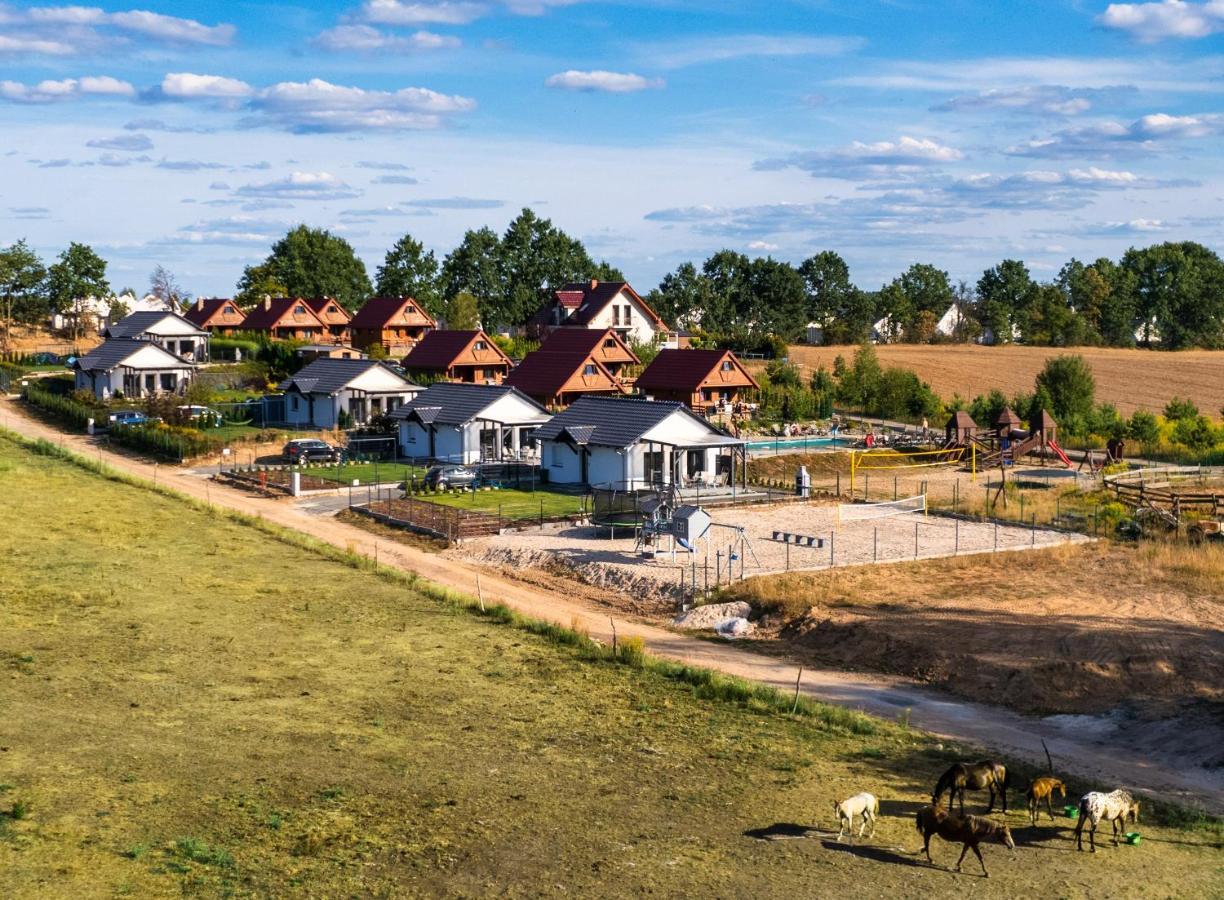 Przystan Lagowek - Domki Letniskowe ภายนอก รูปภาพ